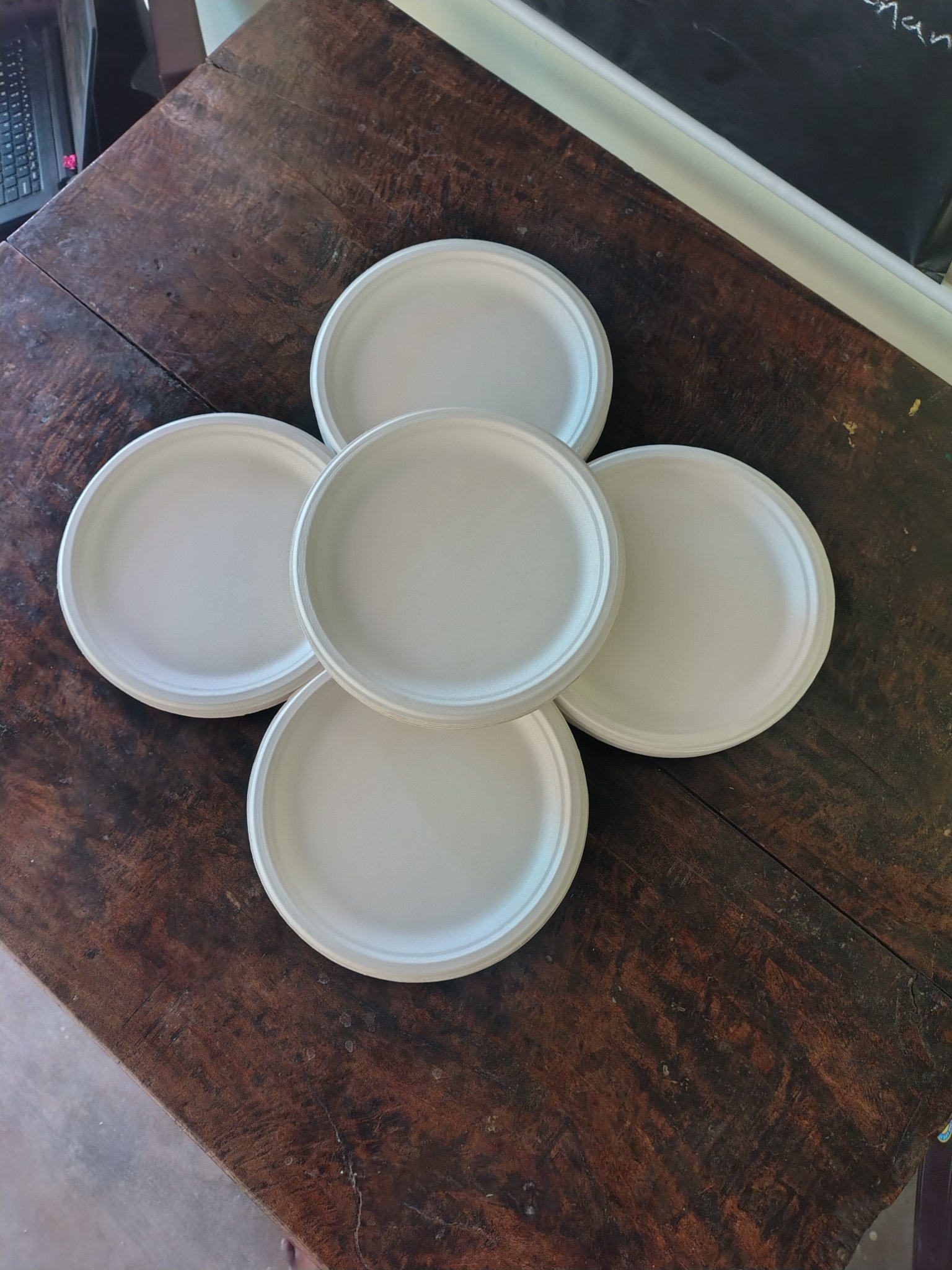 10" bagasse Round plate